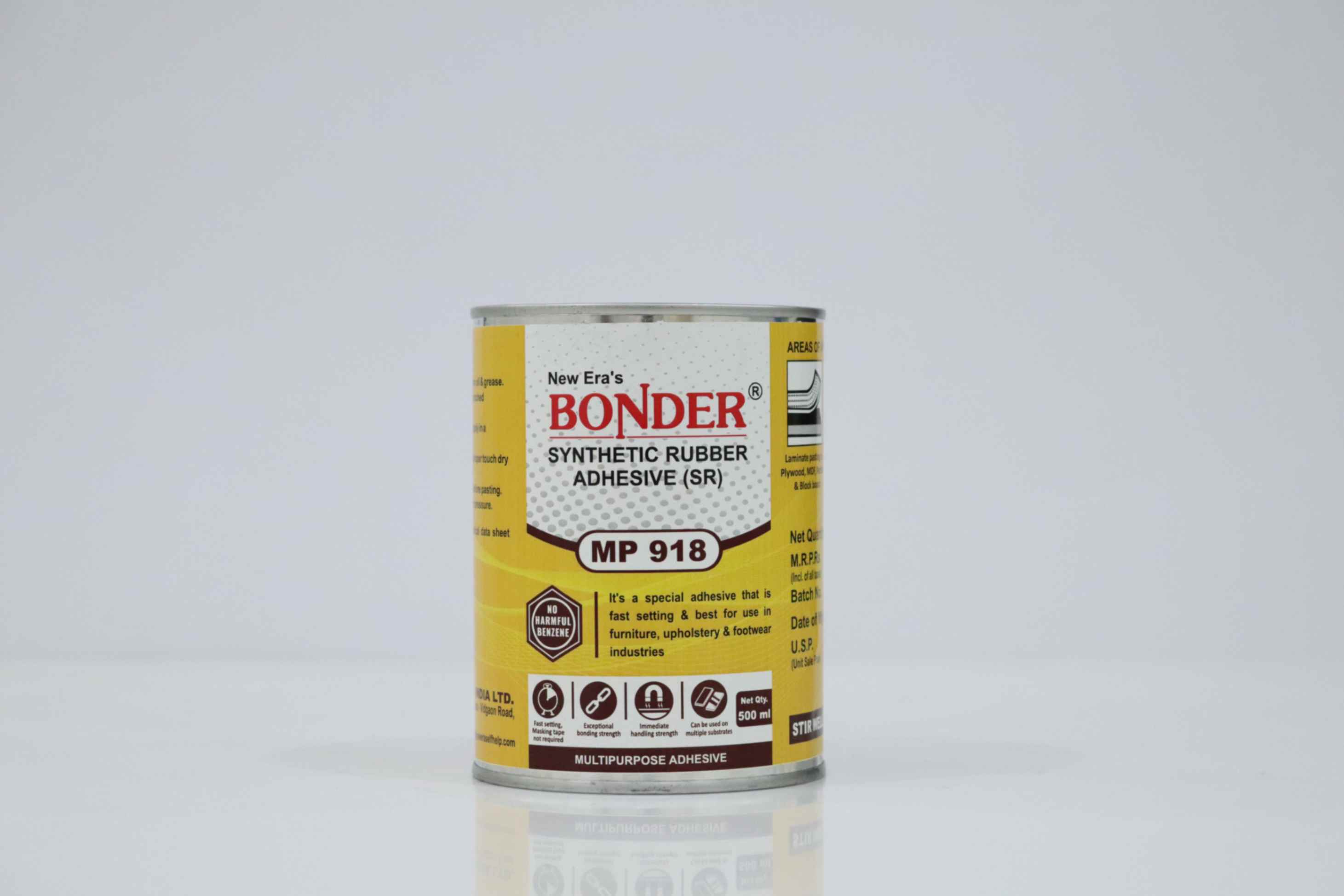 Bonder Synthetic Rubber Adhesive (SR) MP-918 - 500 ml