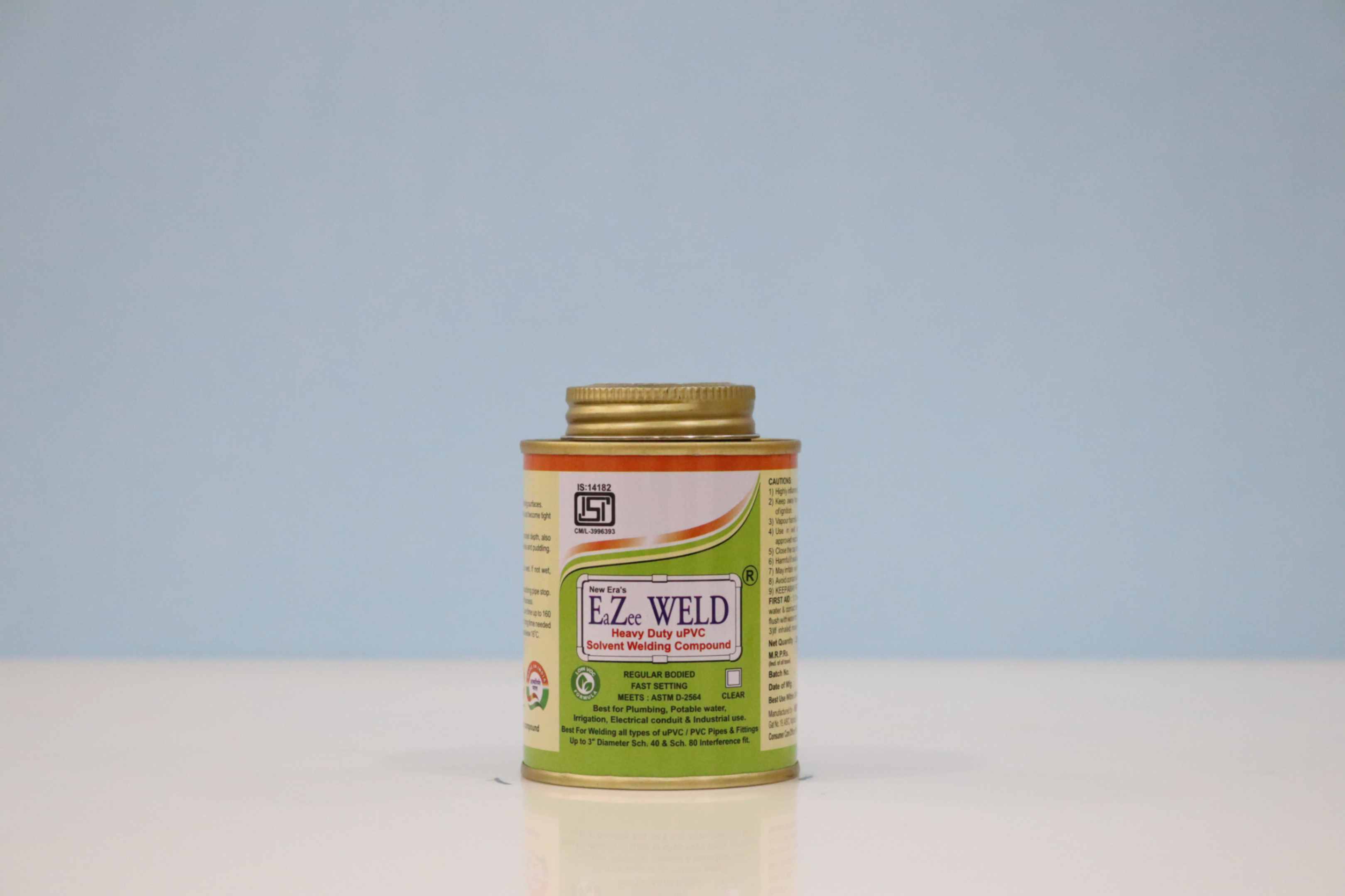 Eazee Weld UPVC Solvent Compound (Clear/Blue ) Regular Bodied - 250 ml Tin