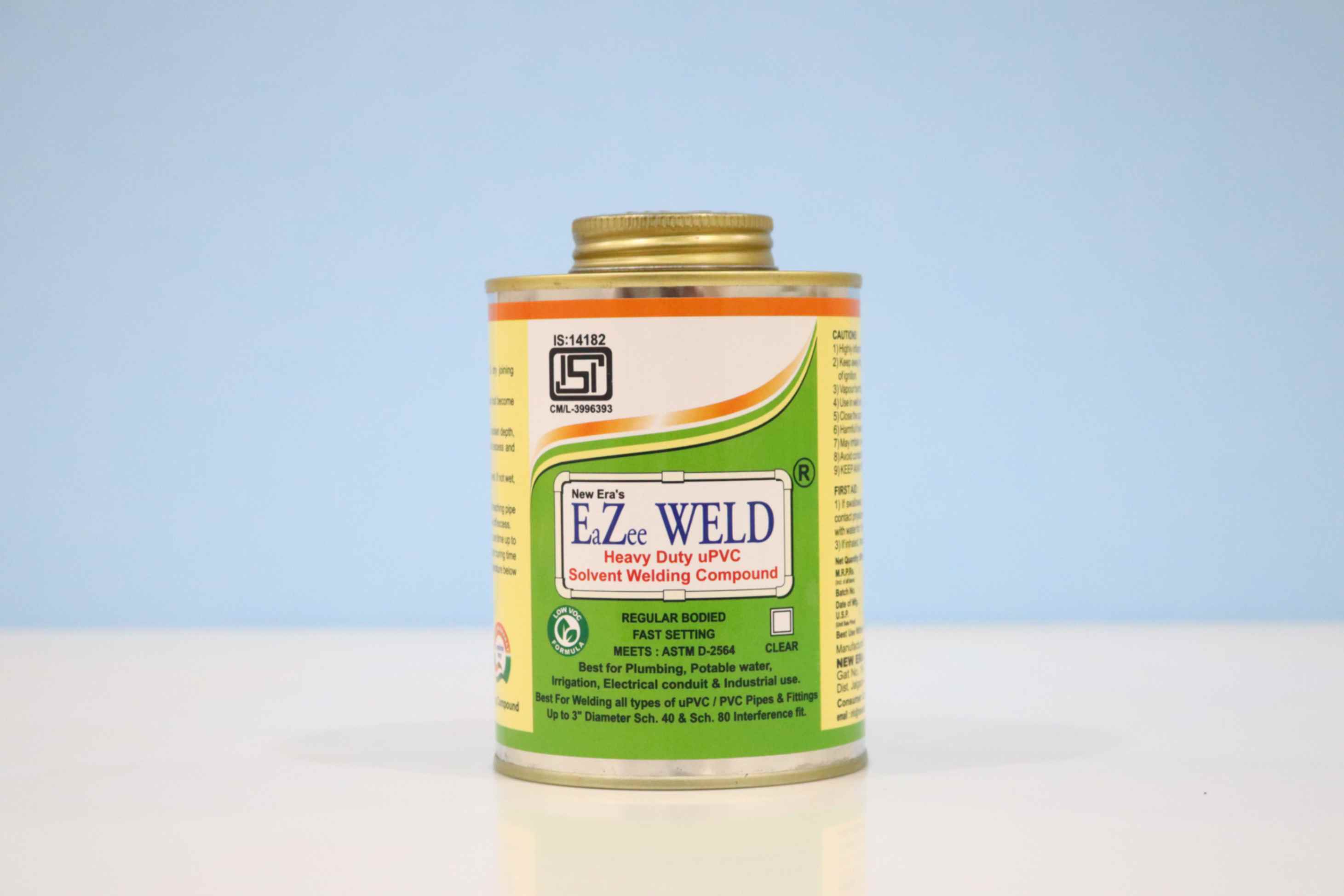 Eazee Weld UPVC Solvent Compound (Clear/Blue ) Regular Bodied - 500 ml Tin