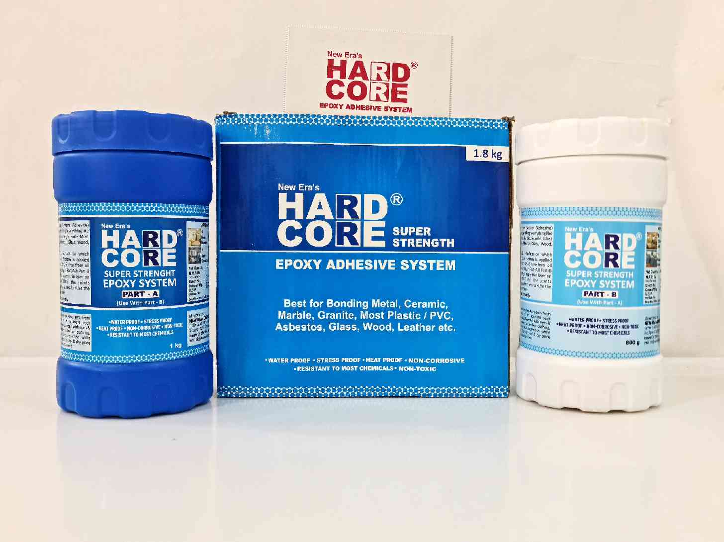 HardCore Super Strength (For Industrial Use Only) - 1.8 kg Plastic Jar Container