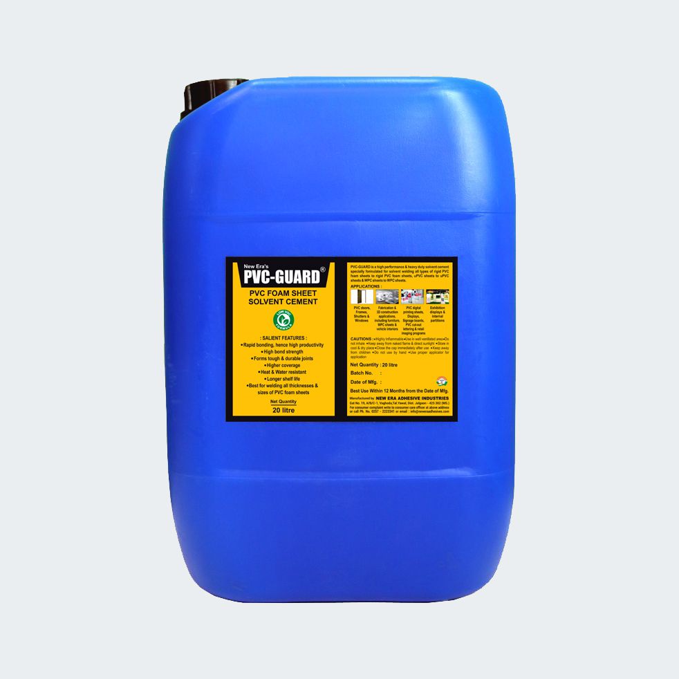 PVC Guard ( PVC Foam Sheet Solvent Cement ) - 20 ltr Plastic Jar Container