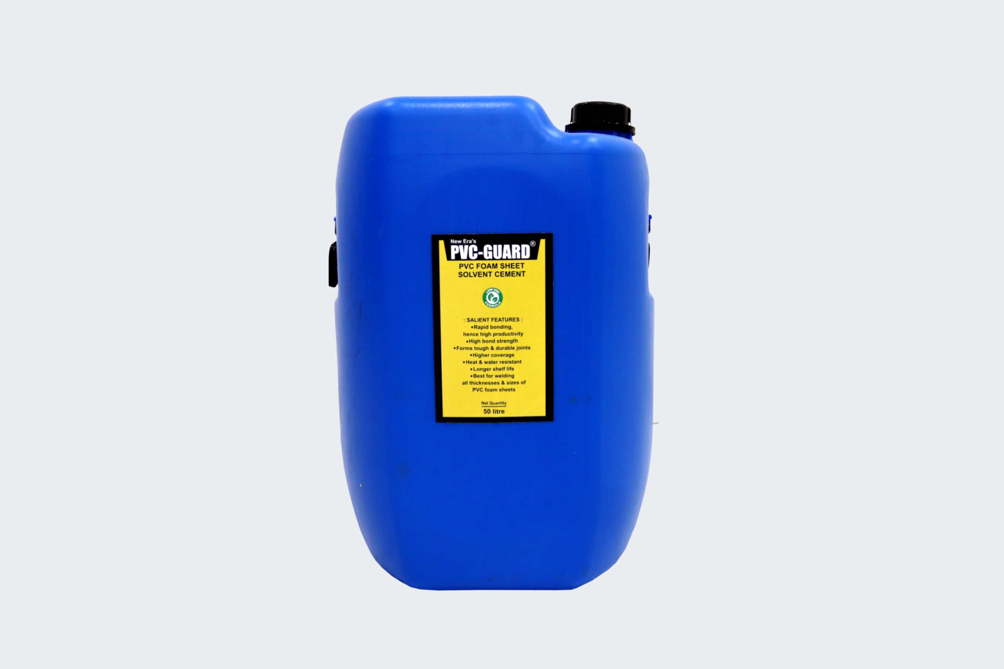 PVC Guard ( PVC Foam Sheet Solvent Cement ) - 50 ltr Plastic Jar Container